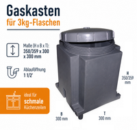 Gaskasten FüR 3 Kg Flaschen