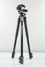 Manfrotto 190 4-Section Aluminum Tripod  MHXPRO-3W Three Way Tripod Head