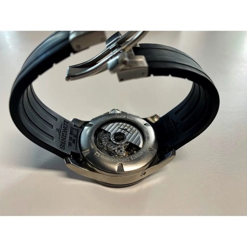 [Box,Paper] LONGINES Conquest L2.744.4 Chronograph Black Dial Automatic Mens