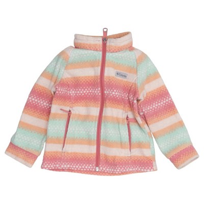 Columbia, Fleecejacke, Mädchen, Größe: 92, Pink/Orange/Mehrfarbig #3AK