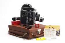 Bolex H16 Outfit With 3X Kern Lenses 15 25 75 And Case