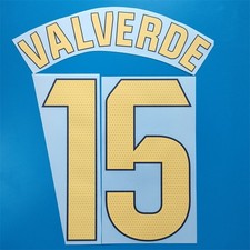 Valverde 2023-24 Real Madrid Player Size Nameset Name Number ID Print