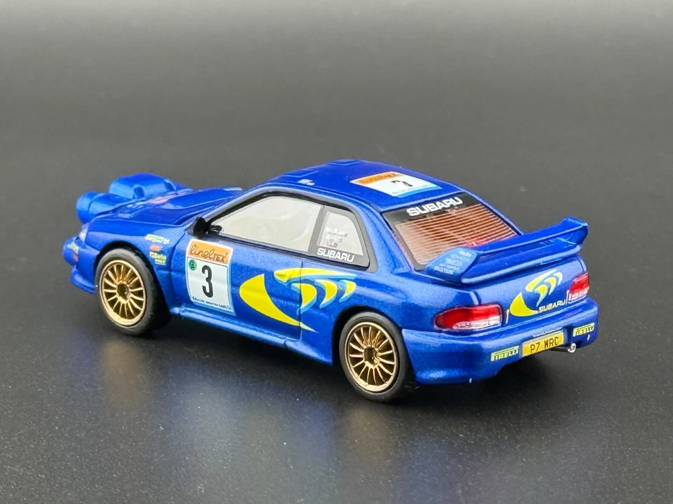 Mini GT Subaru Impreza WRC98 1998 Rally Montecarlo 3er lugar #3 #975 1/64 Foto 4 de 4