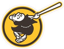 San Diego Padres Swinging Friar Vinyl Decal Sticker Car Truck Bumper Tumbler Mug