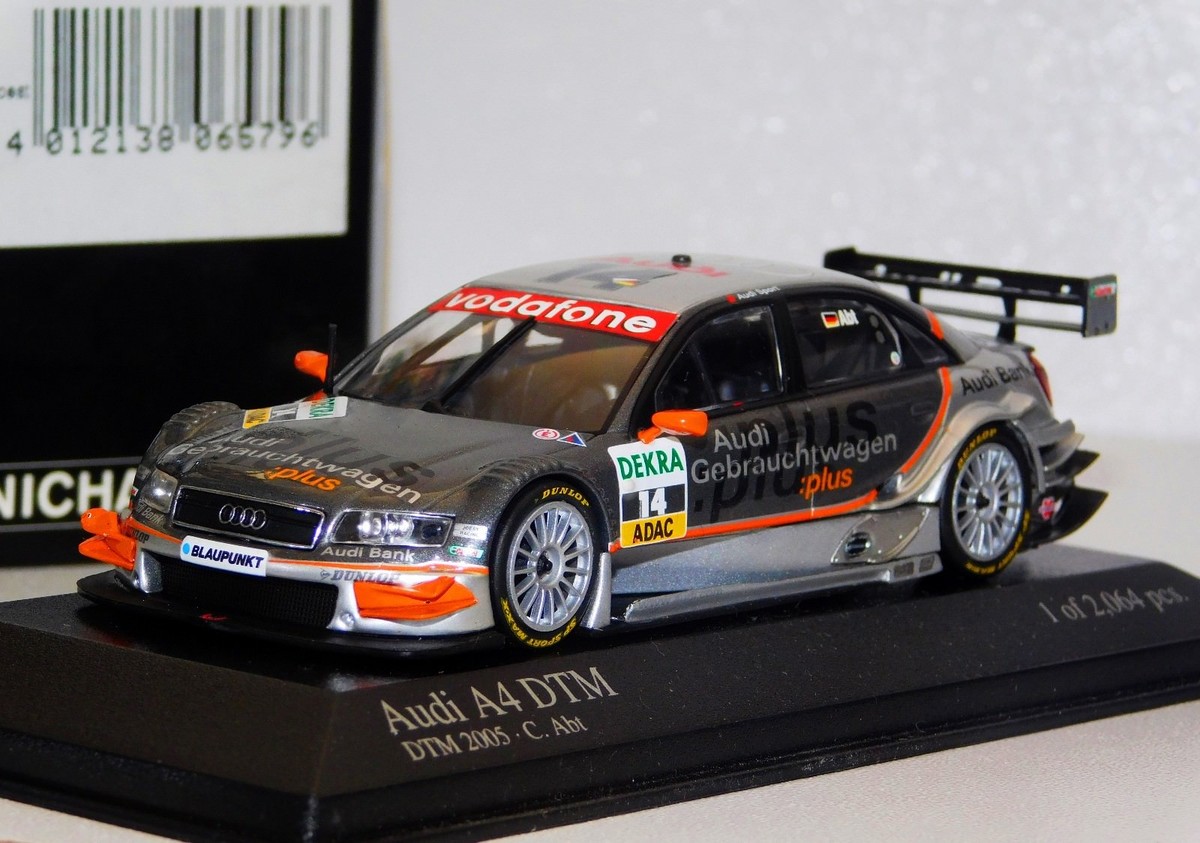 AUDI A4 DTM #14 C. ABT DTM 2005 MINICHAMPS 400051414 1/43 | eBay