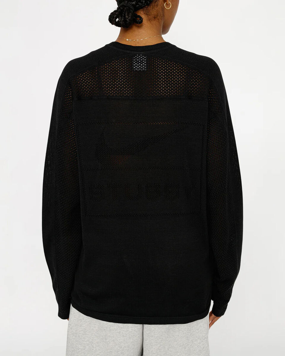 Stussy x Nike U NRG LS Knit Jersey BLACK / LIGHT BONE Stussy x Nike U NRG LS Knit Jersey BLACK / LIGHT BONE