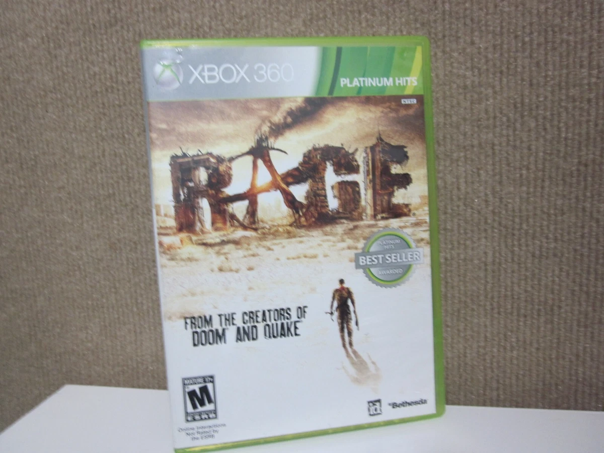 Rage (Microsoft Xbox 360, 2011) New In Box 93155117433