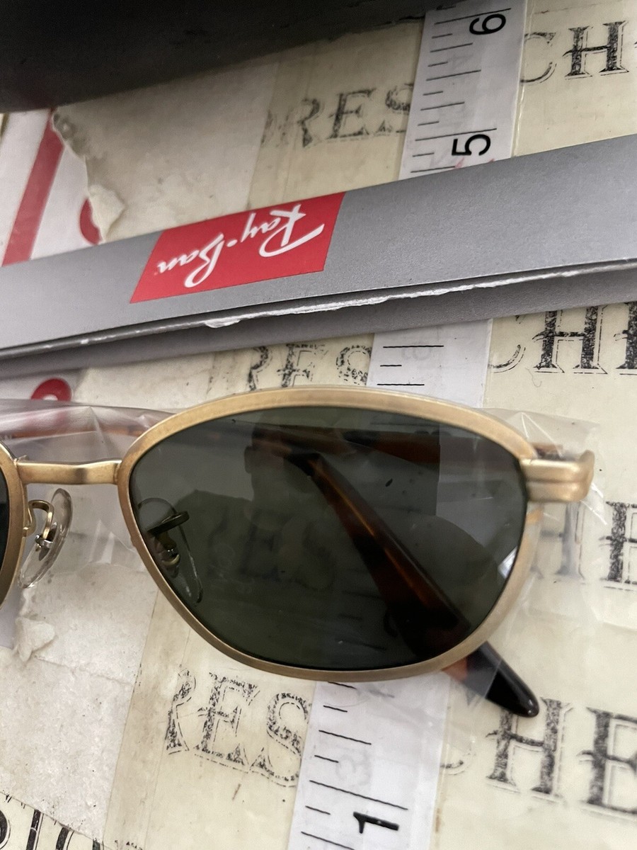 Ray-Ban (B&L) Vintage Sunglasses W2851 NYAS Gold/Tortoise Oval