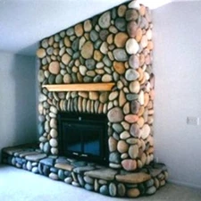 12 River Rock Molds #OOR-01 Make 1000s Cement Fireplace & Wall Stones Fast Ship 