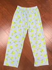 The Company Store Women's Green Apple Knit Pajama Lounge Pants Size M EXCELLENT