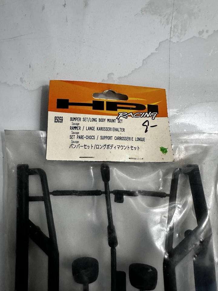 HPI 85059 Bumper Set/Long Body Mount Set  - Image 2 of 2
