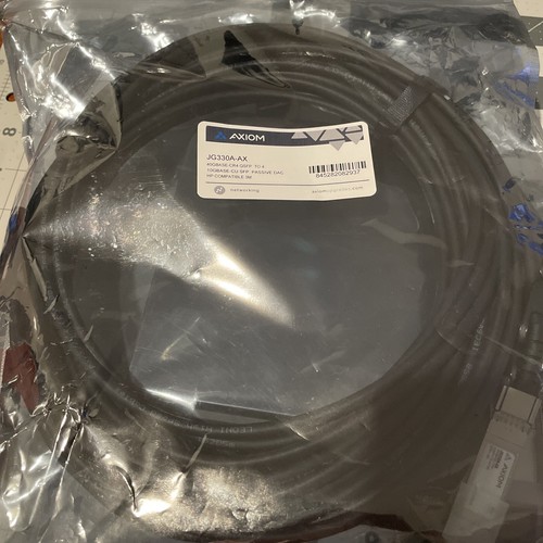 HP JG330A 40Gbps QSFP+ 4x10G SFP+ 3M DAC CABLE FABRICANTE DE EQUIPOS ORIGINALES Axioma - Imagen 2 de 3