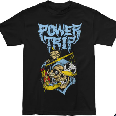 hot new Power Trip band T-shirt Black Cotton Unisex All sizes S-5XL 90