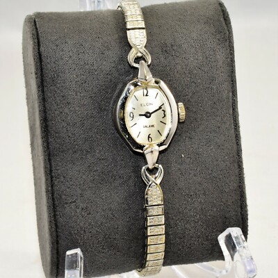 Vintage 17 Jewel ELGIN GALAXIE 10K Gold RGP Ladies Wrist Watch