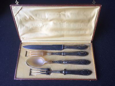 Service à Dessert Argent Fourré Style Louis XVI – Poinçon Minerve (occasion)