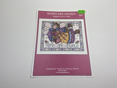Imaginating Mom s Are Angels Counted Cross Stitch Pattern