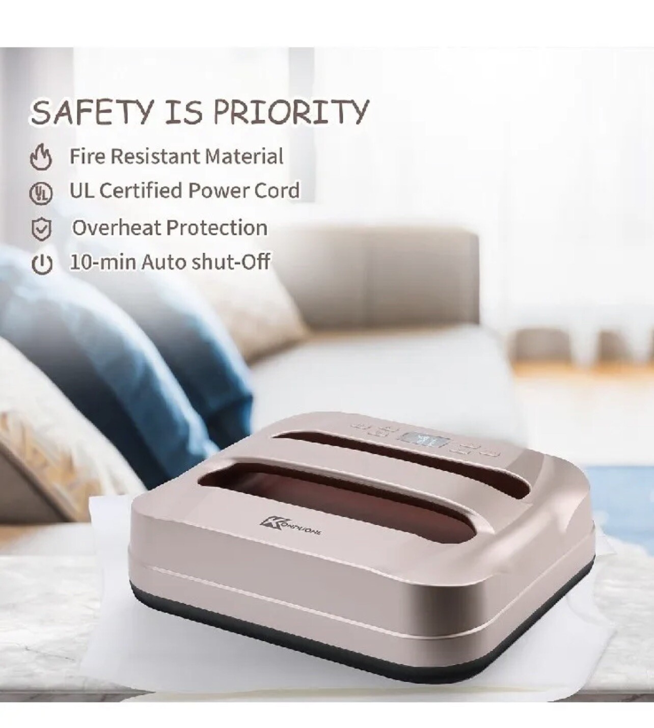 Konduone Smart Heat Press Machine 12" x 10" heat transfer t shirts HTV