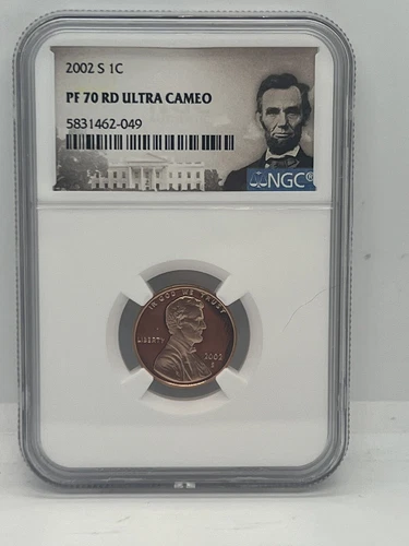 2002-S LINCOLN CENT NGC PF 70 RD Ultra Cameo Proof *****TOP POP****#983