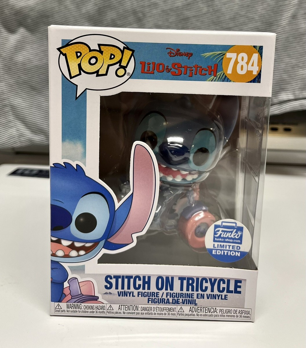 Funko POP! Stitch On Tricycle #784 Shop Exclusive Disney Lilo \u0026 Stitch |  eBay