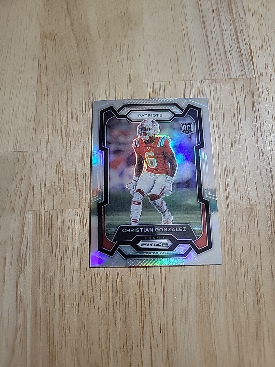 2023 Prizm CHRISTIAN GONZALEZ Silver Prizm #369 Rookie Card RC Patriots SP