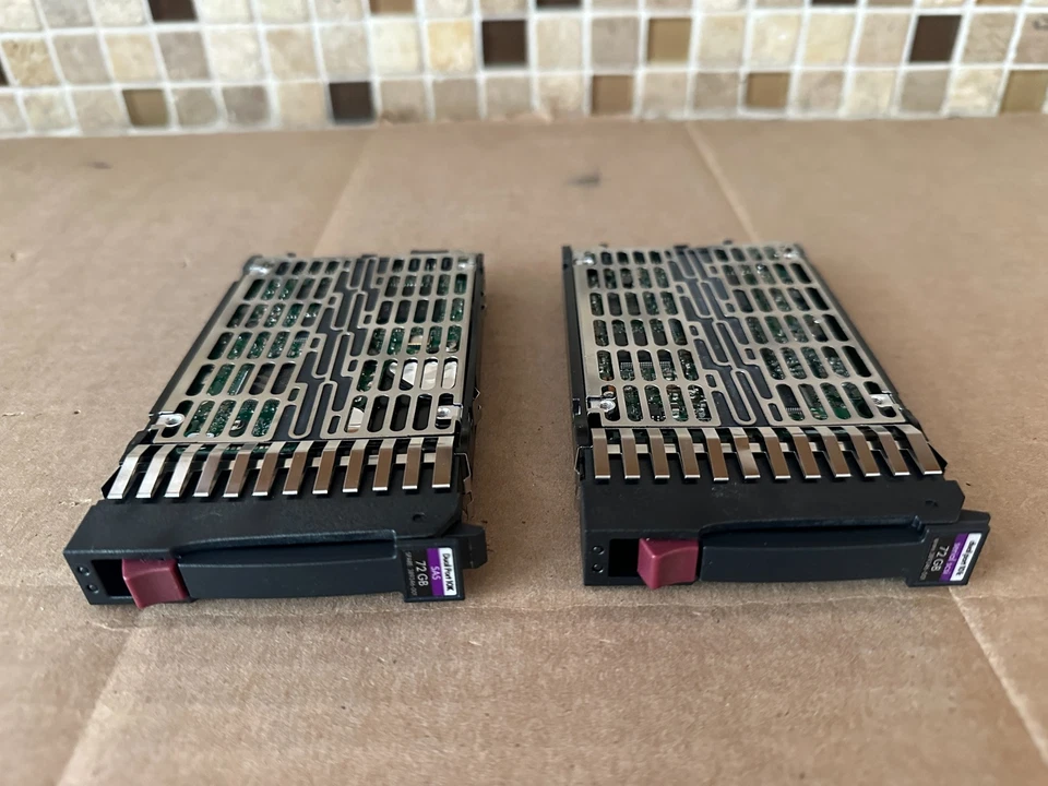 LOT OF 2 HP DG072BB975/DG072BABCE 72GB 10K SAS 2.5 389346-001 HARD DRIVE C2-2 14 - Image 3 of 4