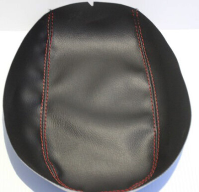 Synthetic Leather Console Cover Black Synthetic Leather Armrest