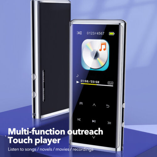 2024 Bluetooth 5.0 MP3 Player HiFi Lossless Sound FM Radio Music Voice Recorder