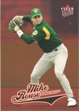 2004 Ultra #304 Mike Rouse  Oakland Athletics  Rookie Card. rookie card picture