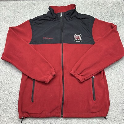 Columbia XM3168 Men s Large South Carolina Gamecocks Fast Tech Overlay Fleece