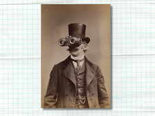 Steampunk Glasses Victorian Man Vintage 1800s In Sepia