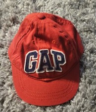 Gap Red Baseball Cap Baby 12-24 Months Logo Unisex
