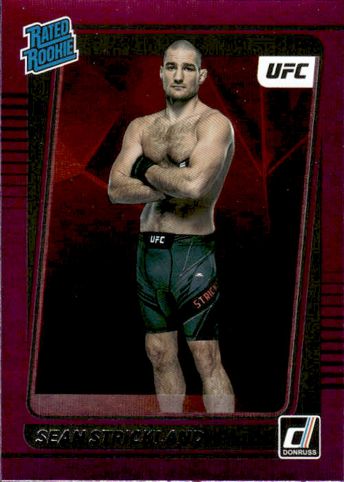 2022 Donruss UFC Purple Flood #206 Sean Strickland RR
