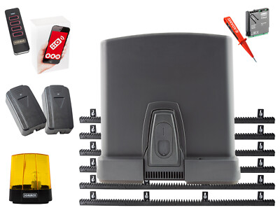 Sommer RUNner+ Schiebetorantrieb 800kg Zahnstange EADAMS Set 5in1AN WLAN