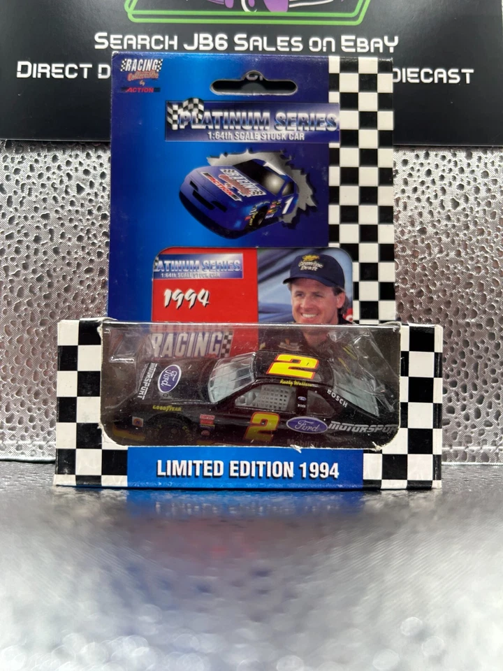 Rusty Wallace #2 Ford 1994 T-Bird acción fundido a presión 1 de 16128 Foto 3 de 3