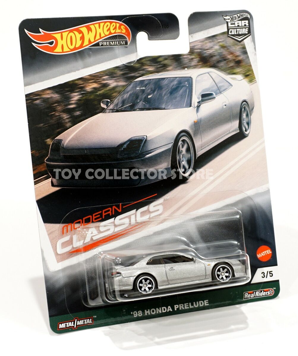 Hot Wheels Modern Classics Honda Prelude Diecast Silver BB6