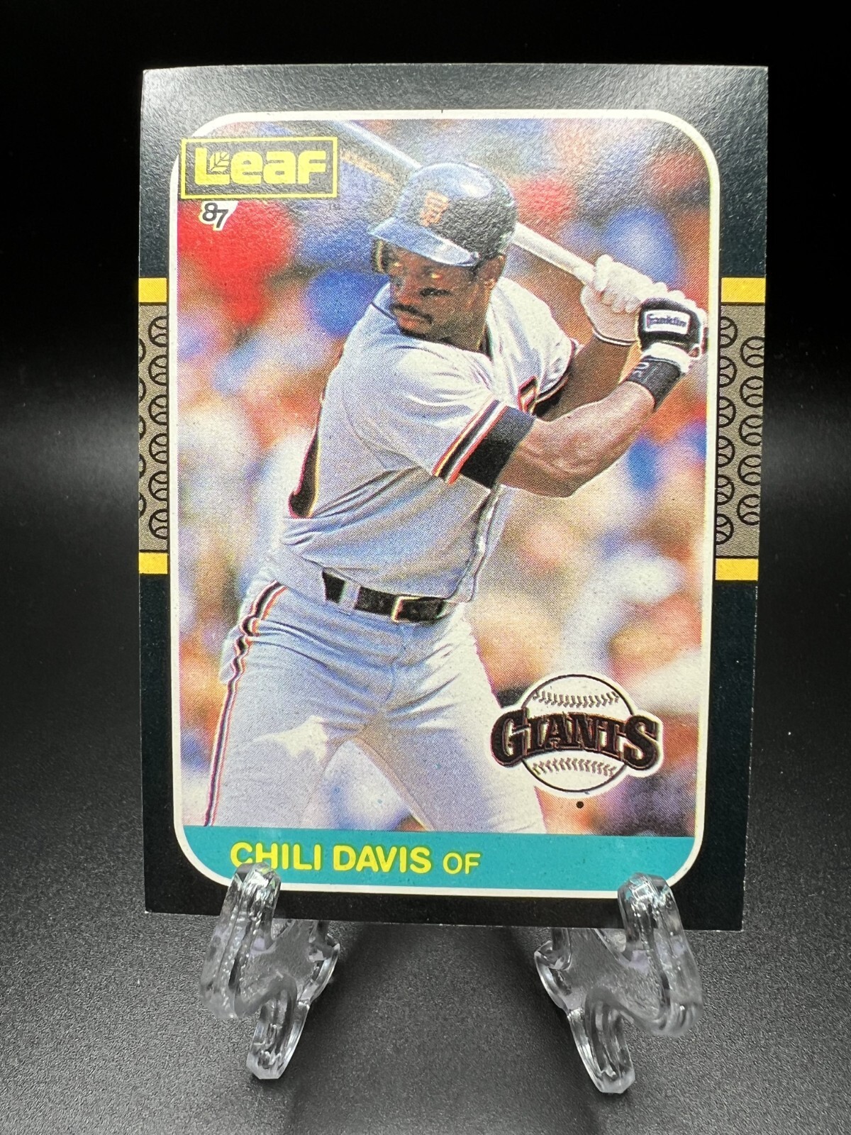 1987 Leaf - Chili Davis #208 Giants