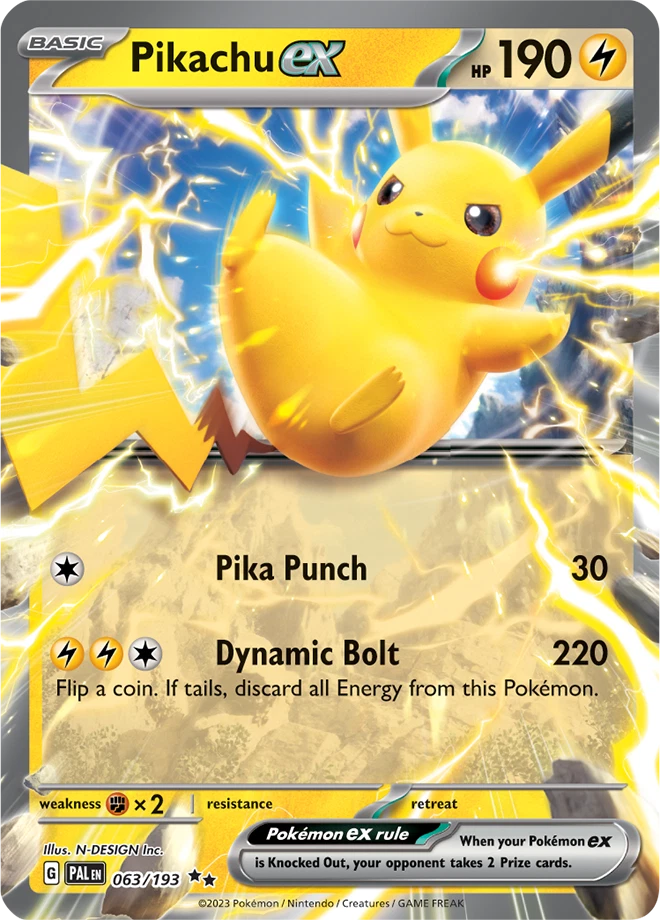 Карты Pikachu Ex Pokémon TCG - огромный выбор по лучшим ценам | eBay