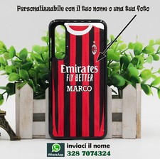 COVER personalizzabile con foto sport nome maglia milan inter juve napoli calcio
