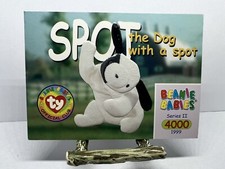 TY Beanie Babies BBOC Card - Series 2 - #224 Spot The Dog With A Spot