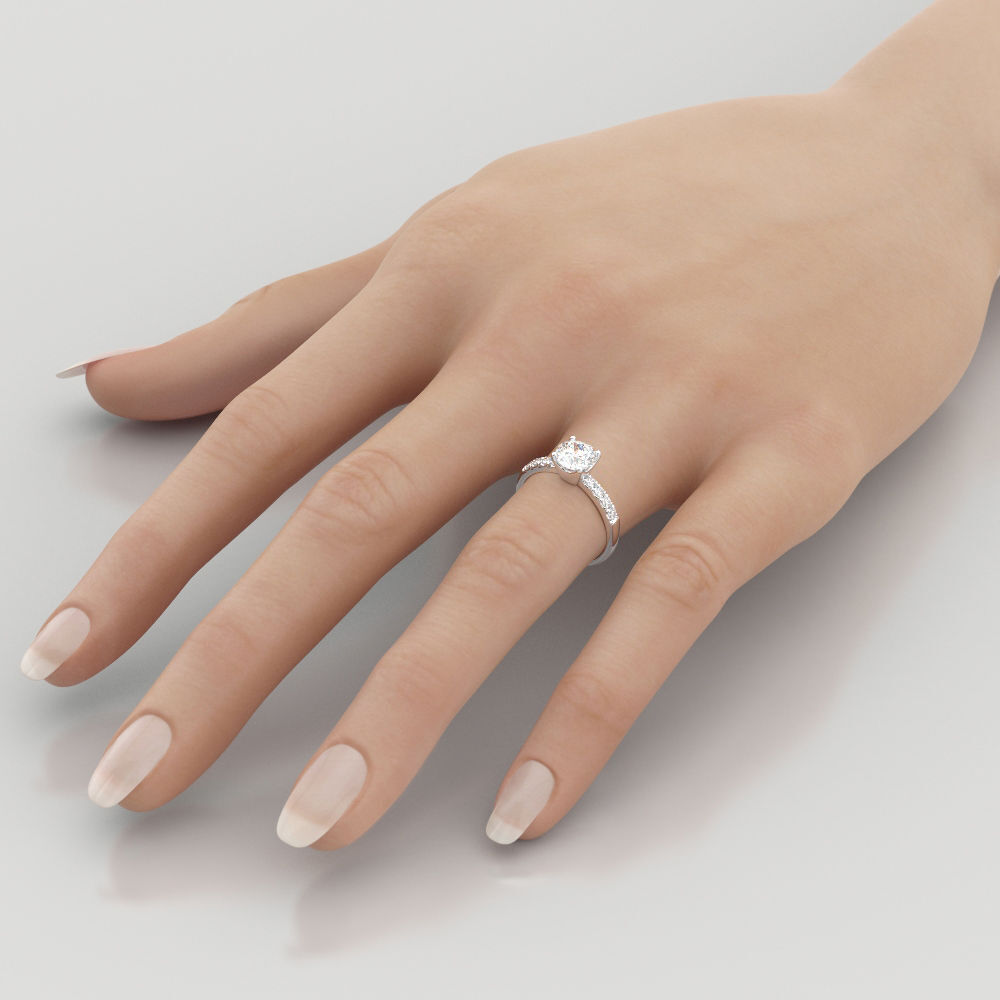 Lowry Diamonds 18ct Plat Three Diamond Ring Yellow Gold Outlet