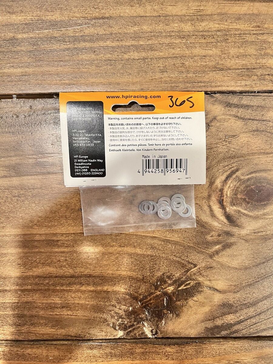 HPI Z694 WASHER M5x10x0.5mm SILVER (10pcs) (MK365) | eBay HPI Z694 WASHER M5x10x0.5mm SILVER (10pcs) (MK365) | eBay