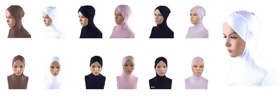 Carpraz Große Hijab BONE Bonnet Kopfbedeckung Kopftuch Untertuch Scarf