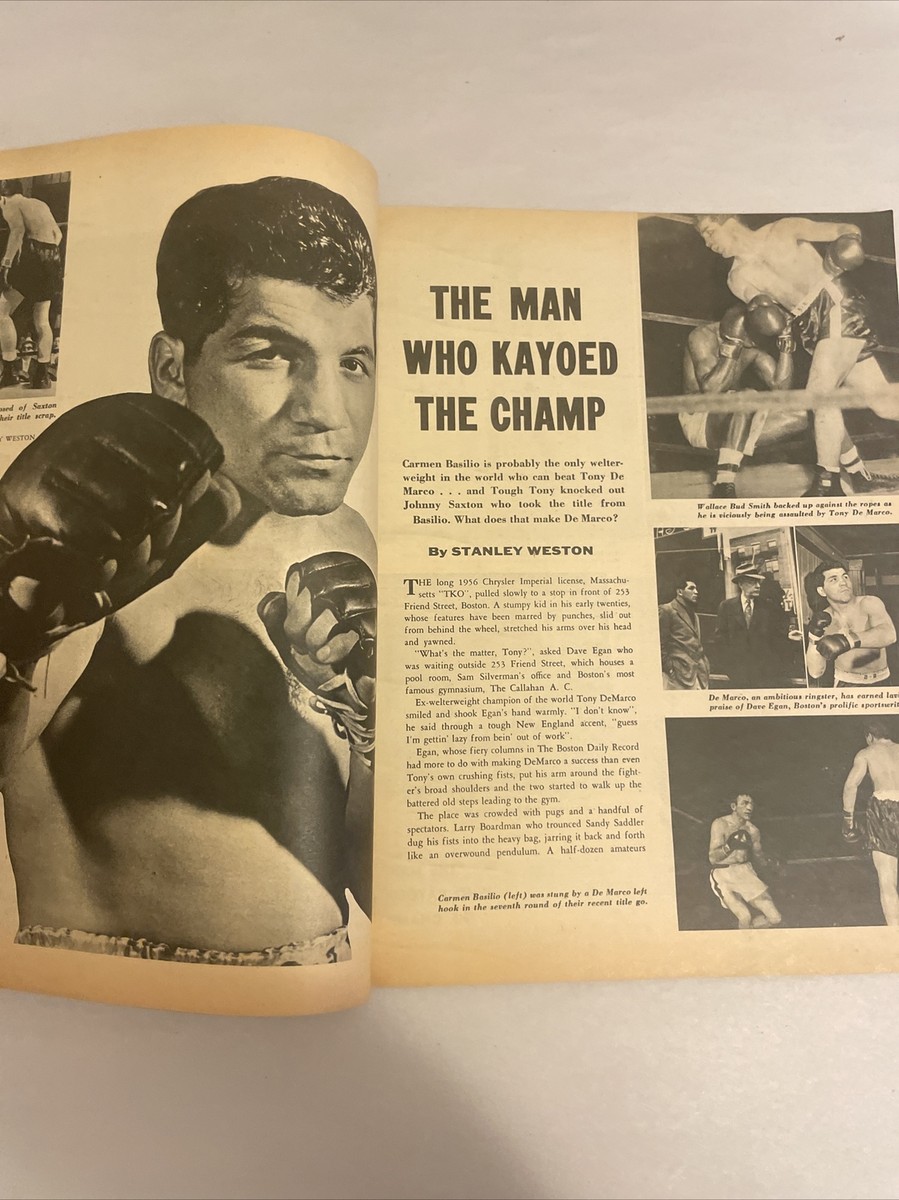 Boxing Wrestling August 1956 Cherif hamia