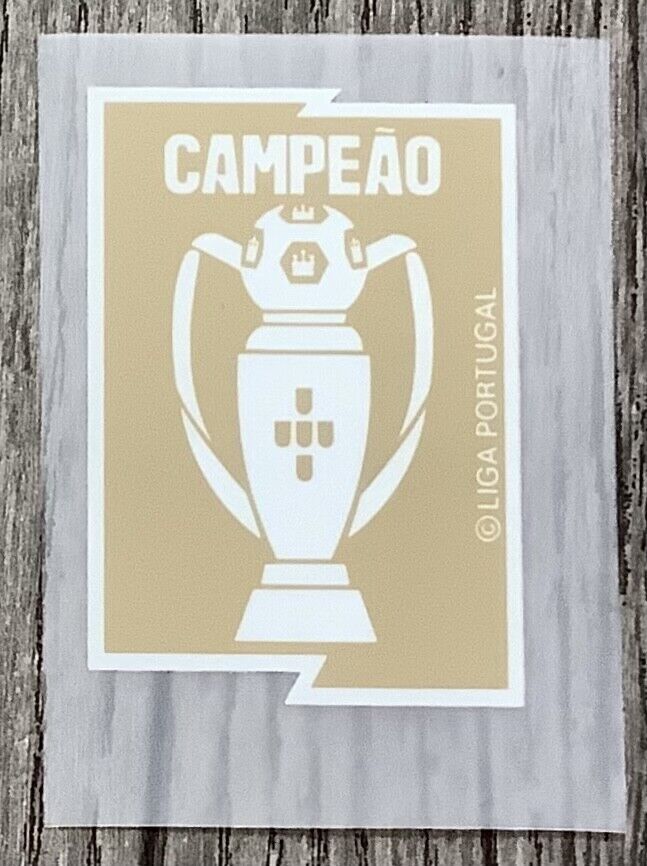 LIGA PORTUGAL CAMPEAO Champions Badge Patch Set Soccer