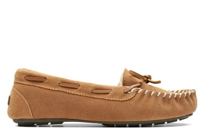 clarks moccasin slippers women's