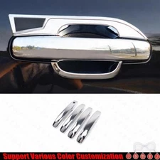For Ford Ranger 2023-2024 GL Chrome Silver Exterior Side Door Handle Panel Trim