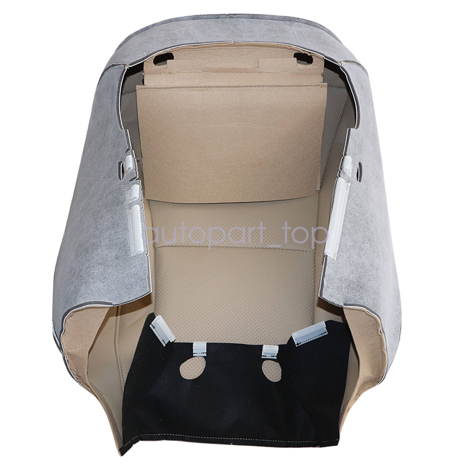 (Replacement) For 2013-2017 Honda Accord Bottom & Top Perforated Seat Cover Tan