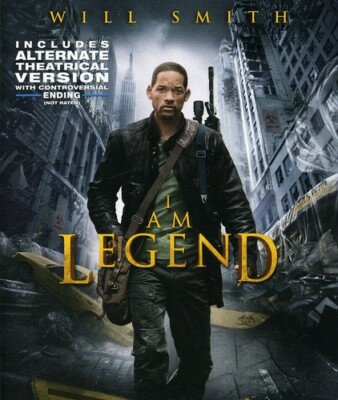 I Am Legend (Blu-ray, Will Smith Alice Braga Charlie Tahan Darell Foster)