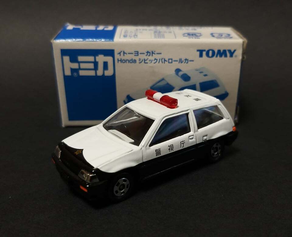 TOMICA ~ No.17 Honda Civic 3 Door Police car ~ 1/59 | eBay