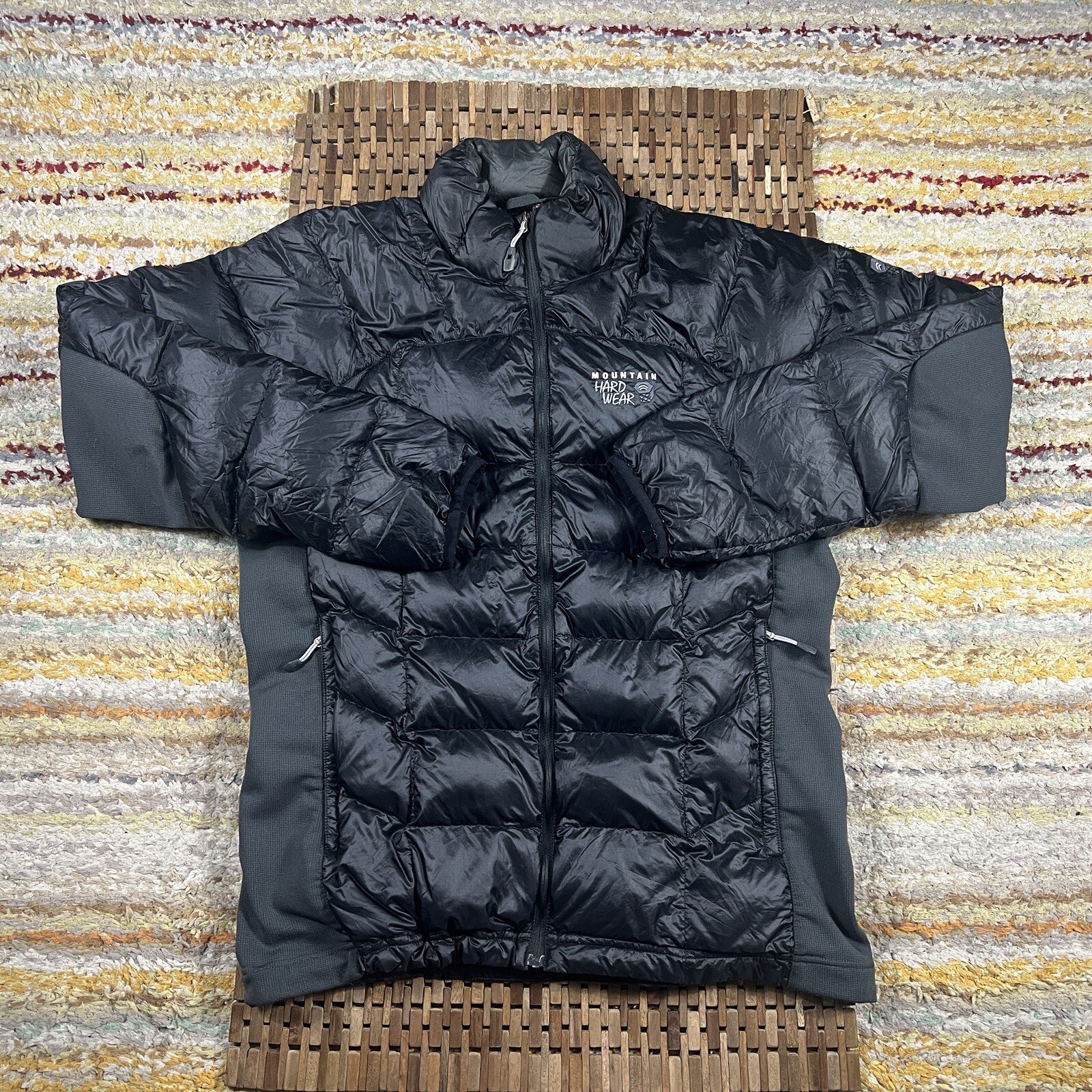 Mountain Hardwear Zonal Goose Down Insulated Puffer Jacket Black Men’s